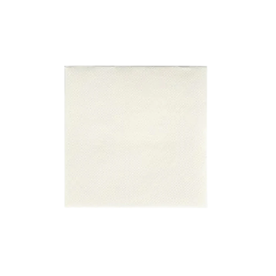Serviettes blanches 1W 33x33 cm 1/4 1
