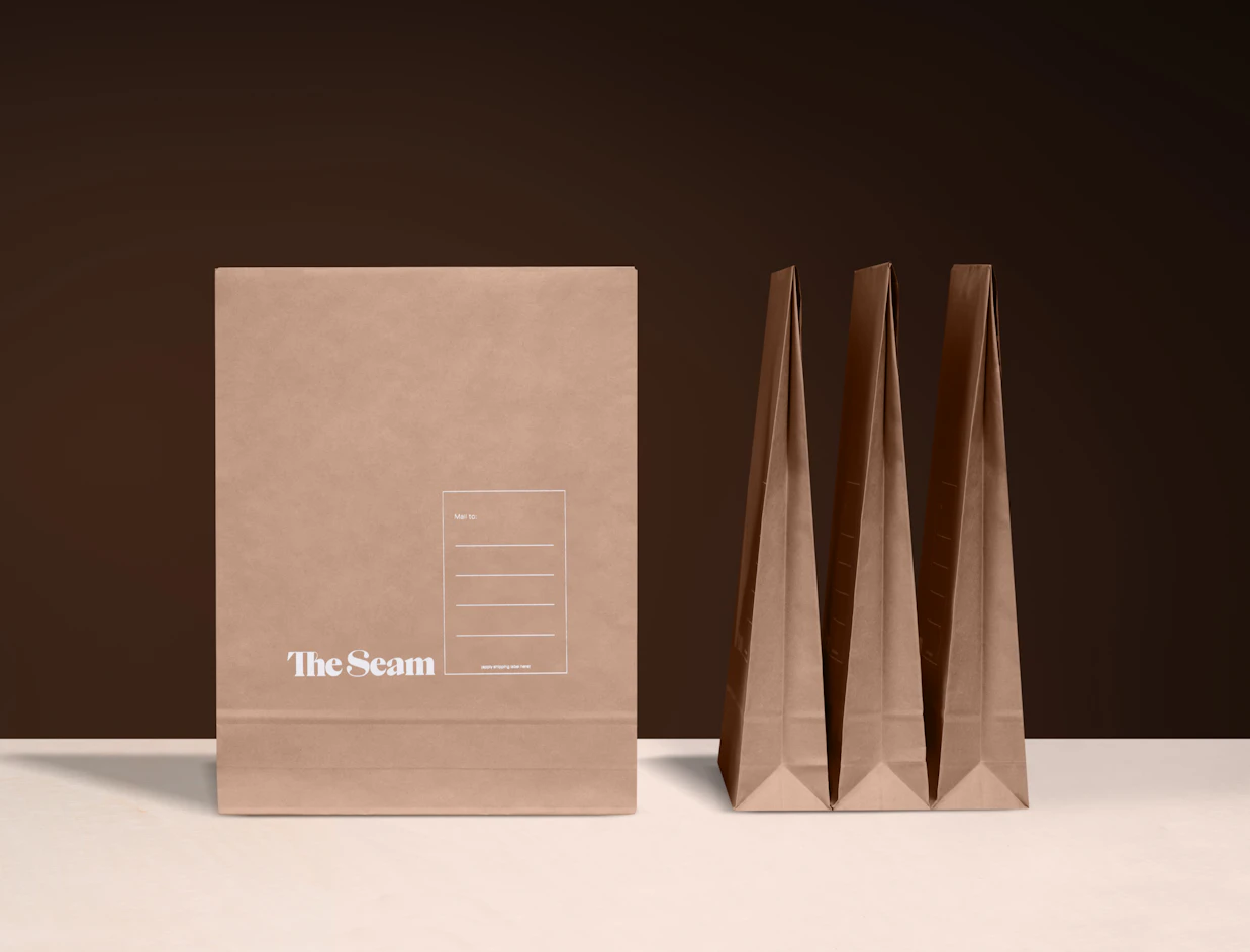 Individueller Papier-Versandbeutel zum Verpacken von Werbeartikeln 11