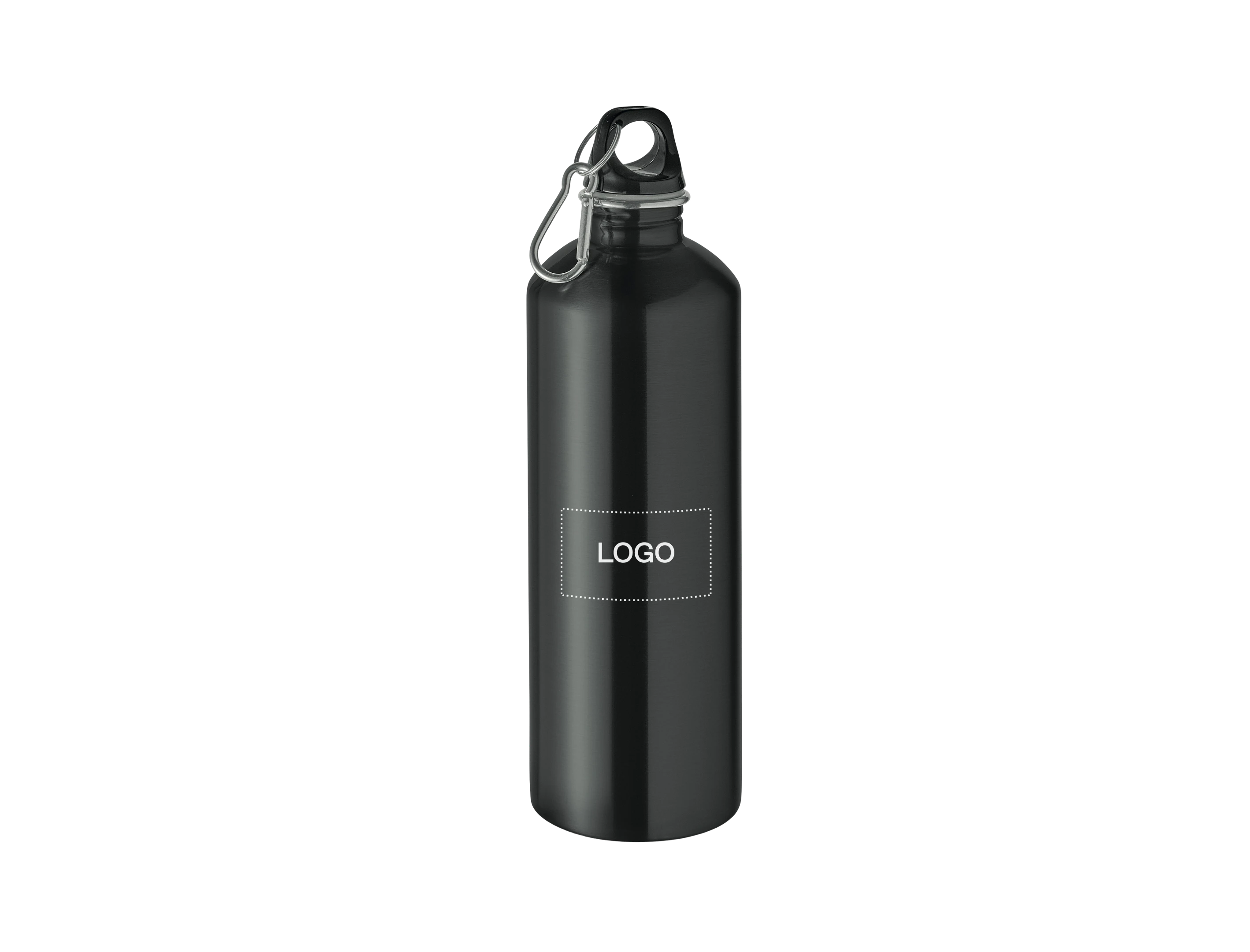 Bottiglia acciaio inox riciclato parete singola 1000ml personalizzata