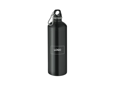 Bouteille simple paroi en acier inoxydable recyclé 1000ml personnalisée