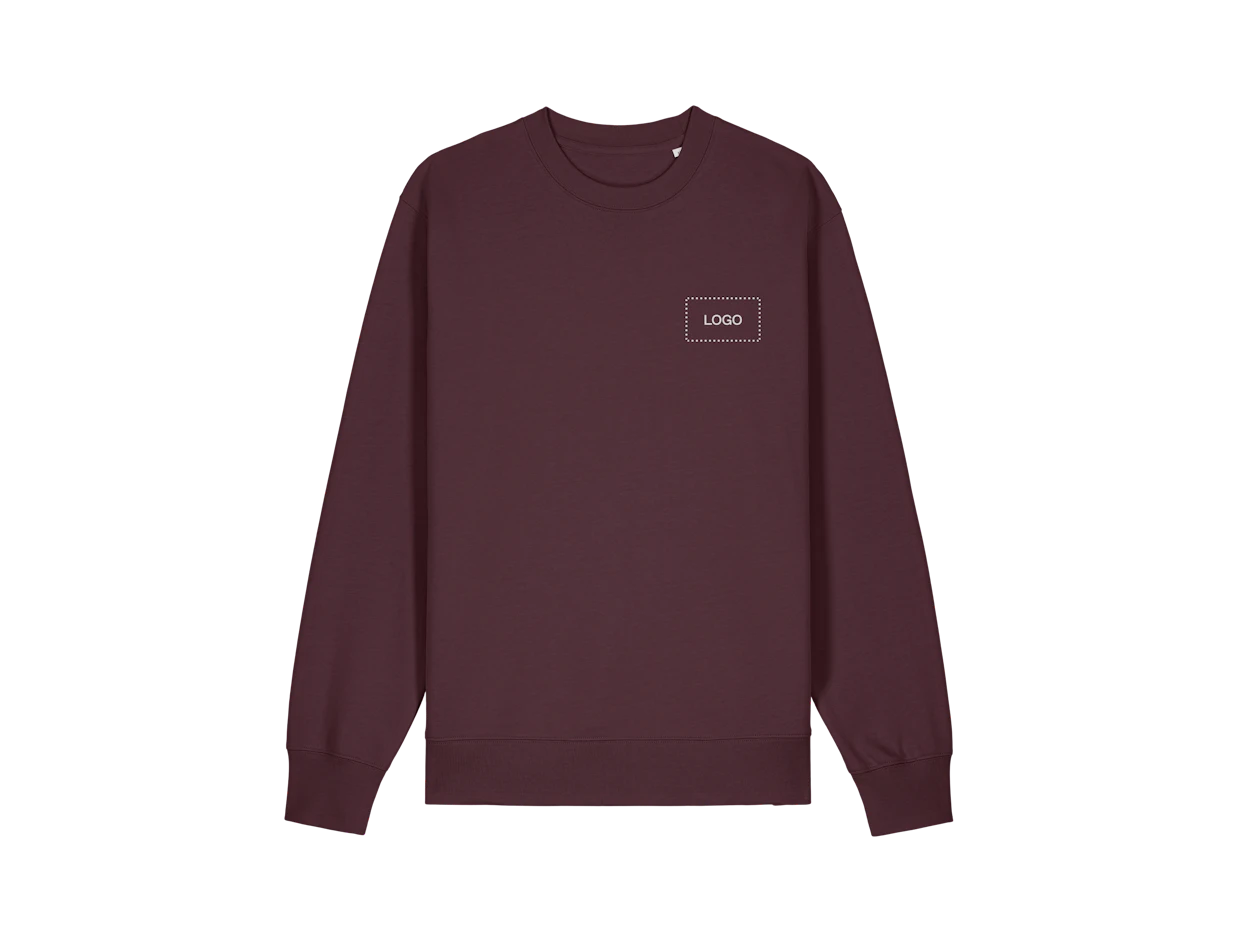 Felpa unisex cotone biologico personalizzata 1