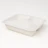 3-geteilte weiße Lunchbox 227×178×50 mm 1