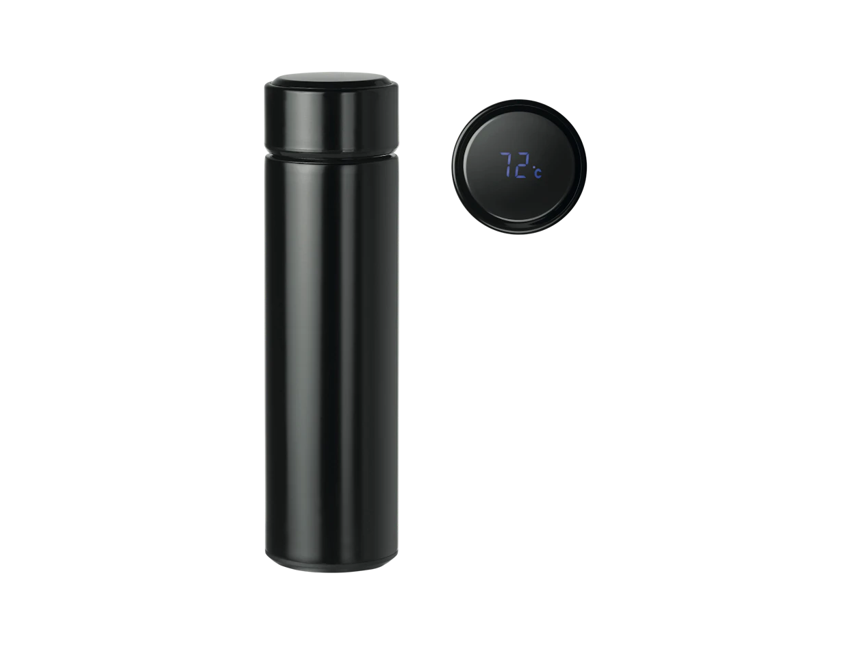 Custom Stainless Steel Bottle 450ml With Touch Thermometer 4