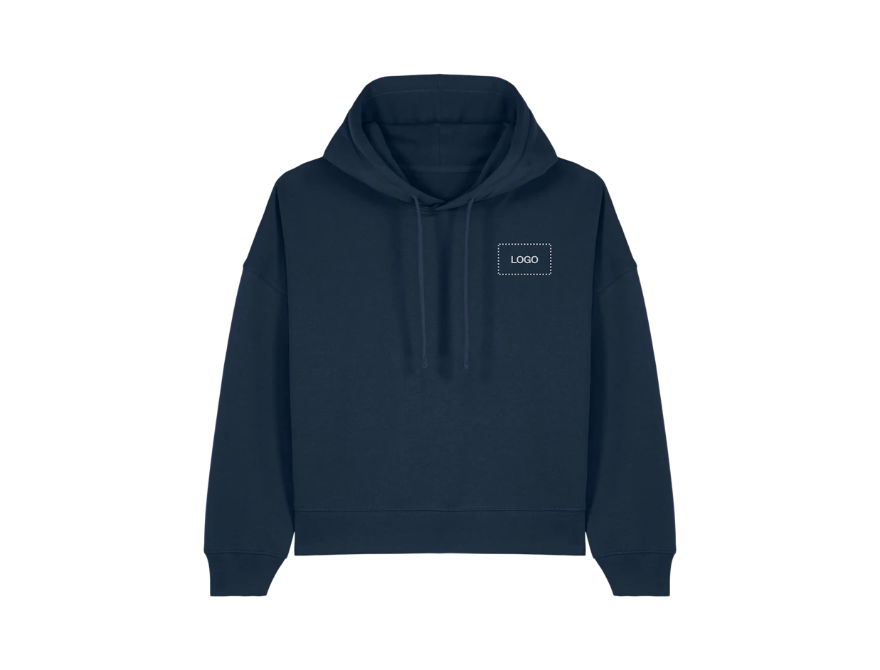 Individueller Damen Hoodie aus Bio-Baumwolle 1
