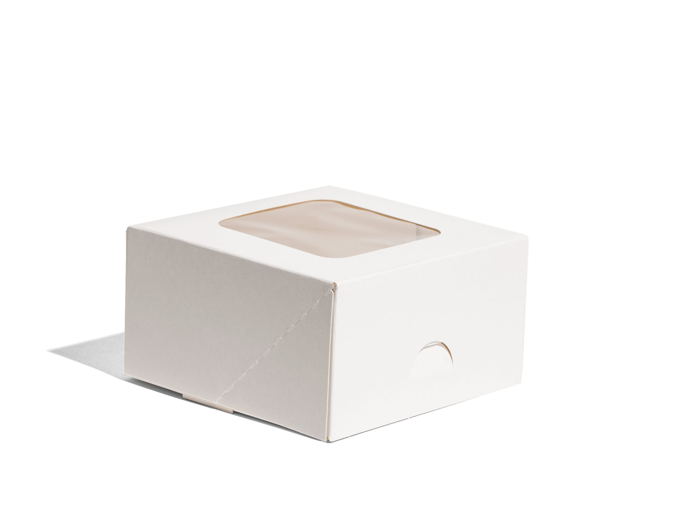 Small paper box with window