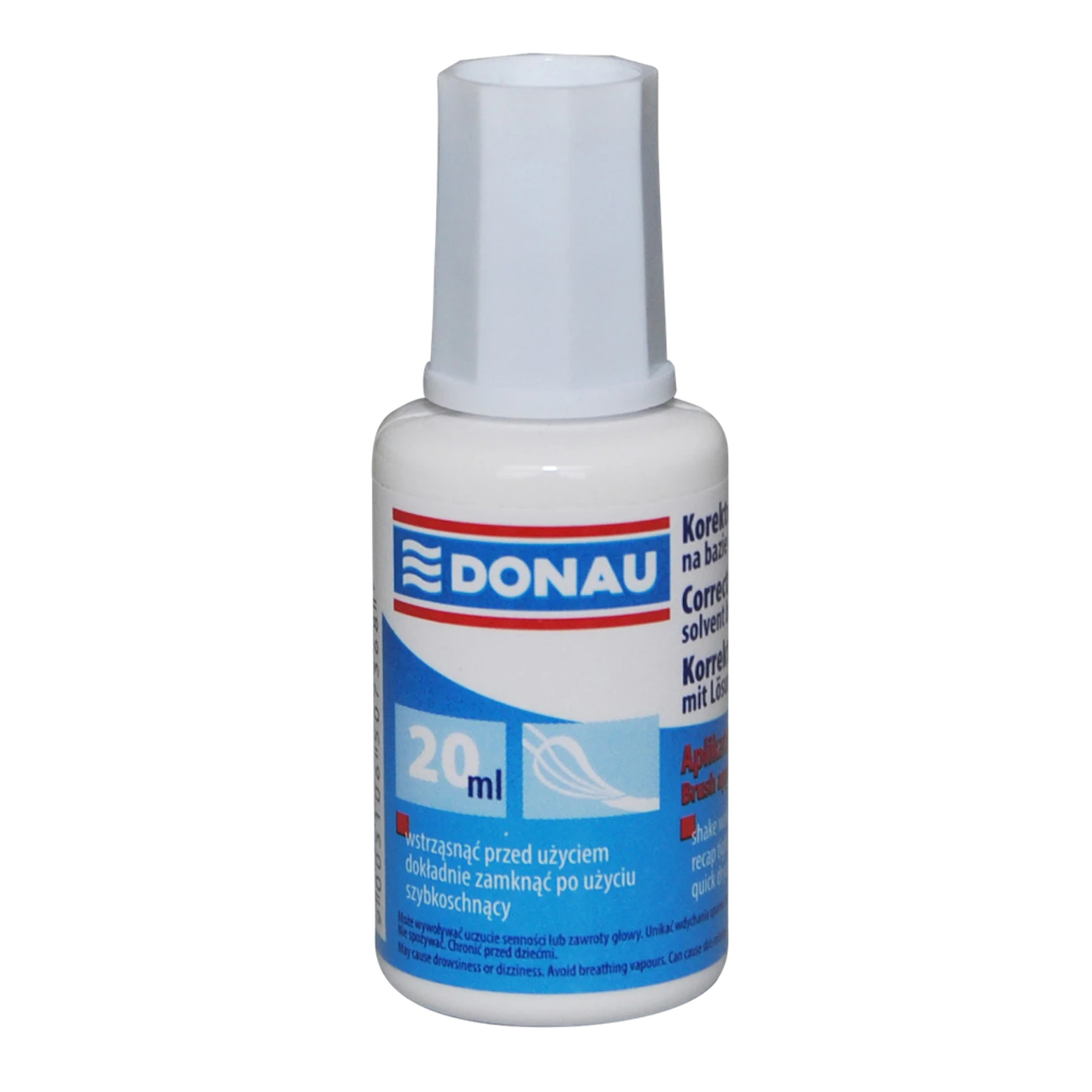 Korektor w płynie DONAU z pędzelkiem, 20 ml