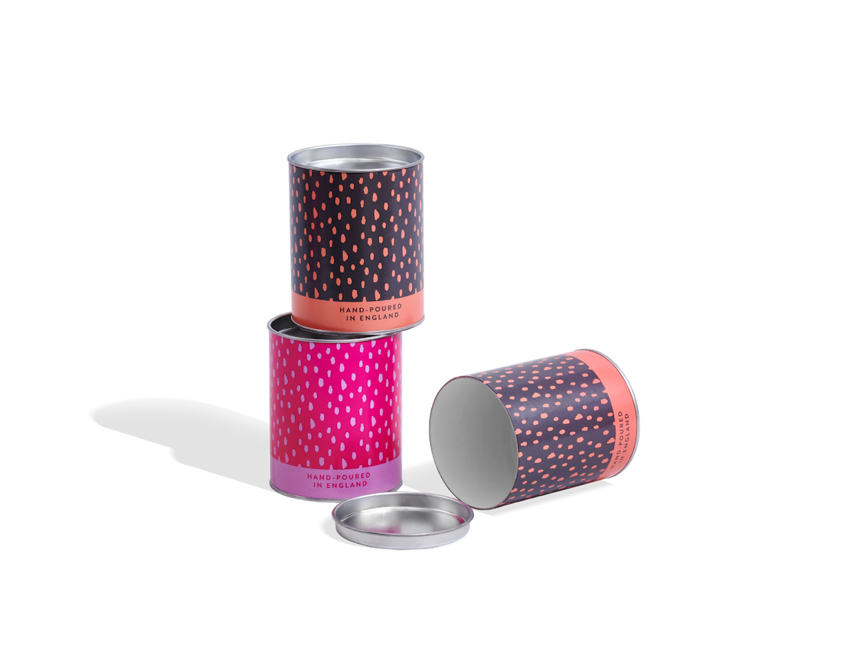 Custom Paper Can with Silver Lid