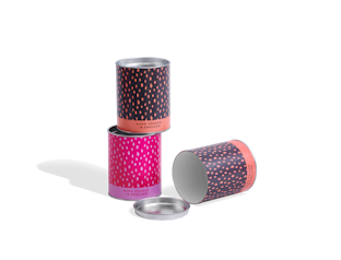 Custom Paper Can with Silver Lid
