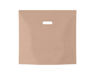 Bolsa de papel con autocierre y asa troquelada