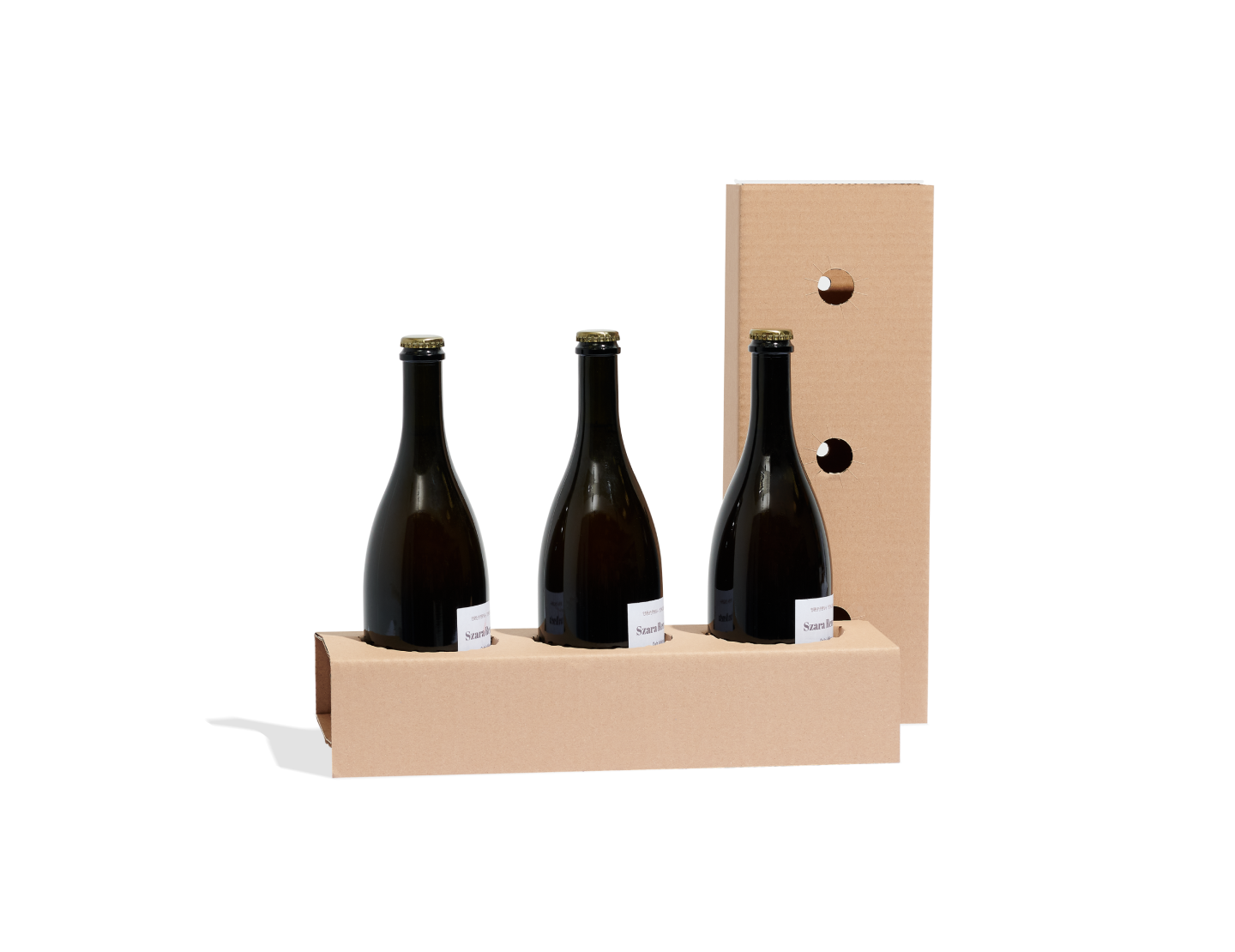 Serc Boîte Carton neutre noire carrée 40x40 (sans acide