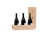 Einfache Flaschenbox mit Einsätzen unbedruckte 1