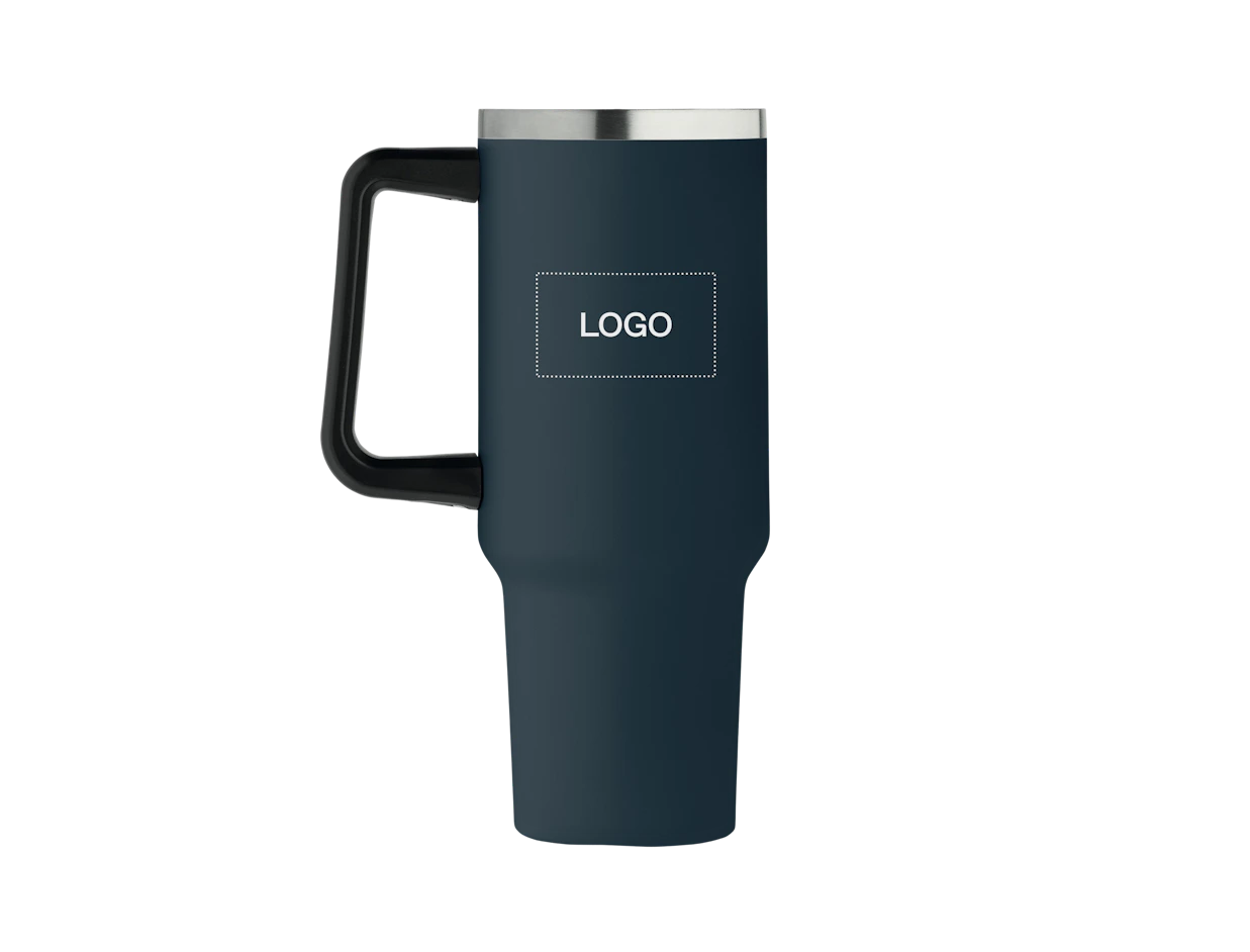 Tumbler acciaio inox riciclato doppia parete 1200ml personalizzato 1