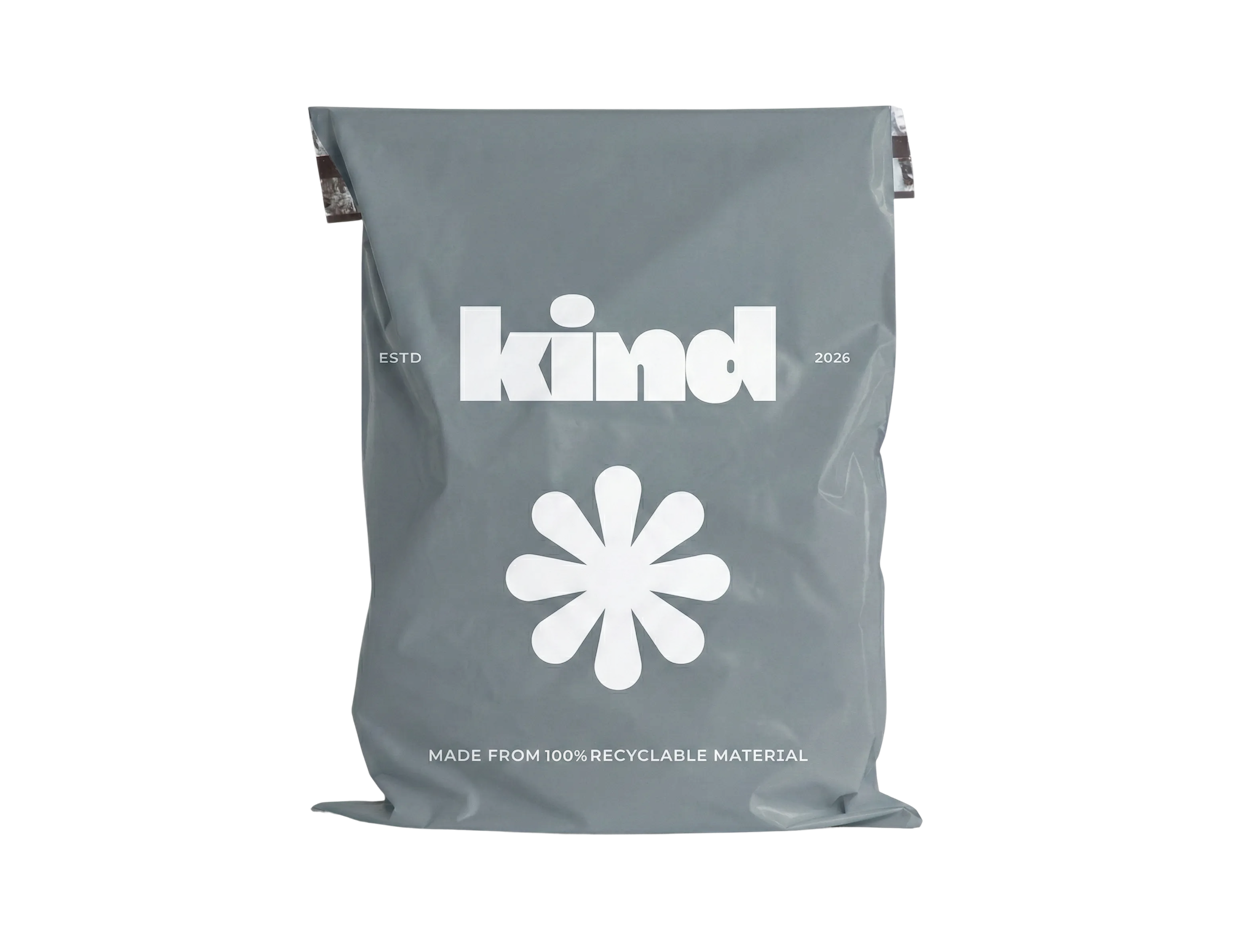 Sobre de plástico reciclado para envíos personalizable 1