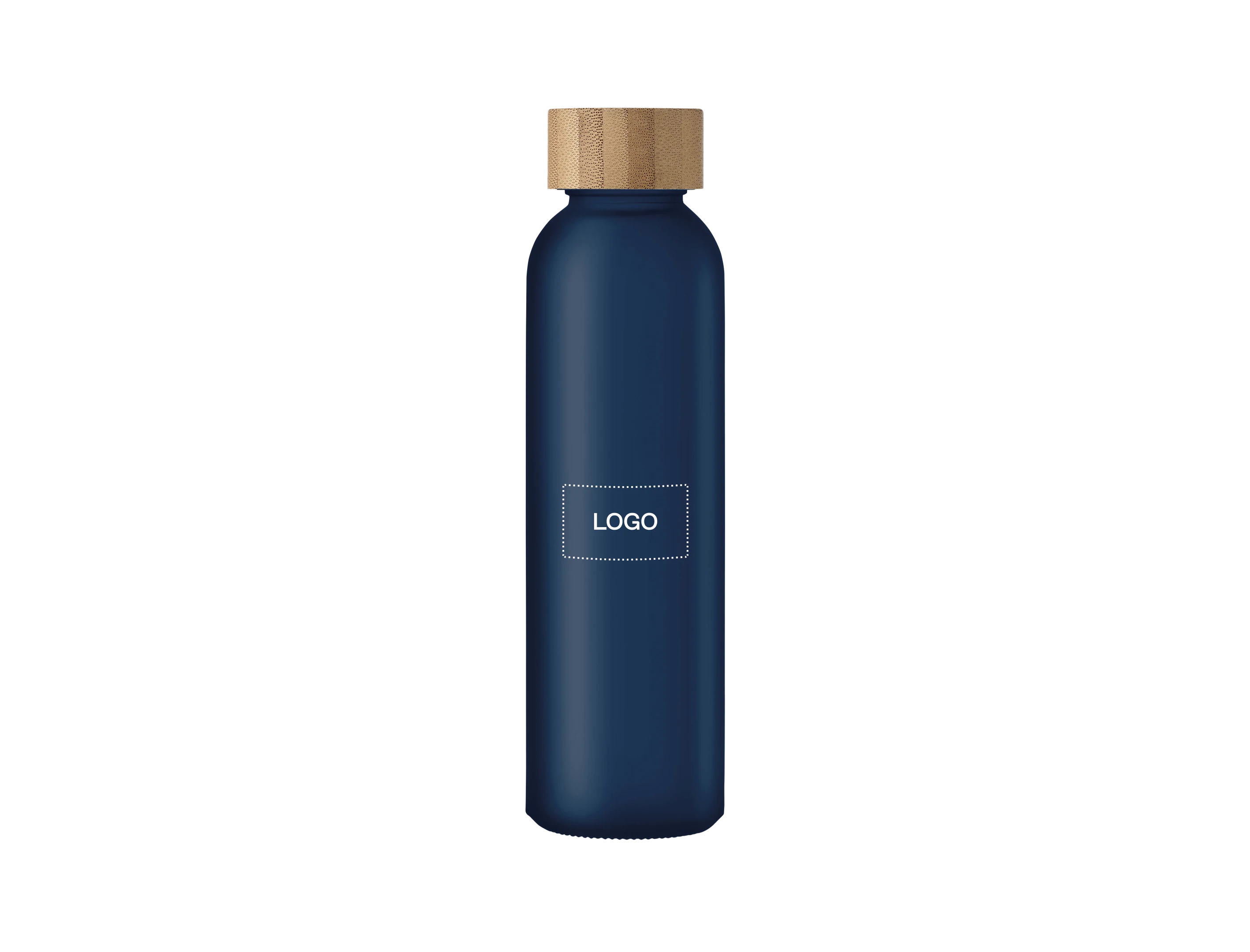 Bottiglia vetro satinato 500ml personalizzata