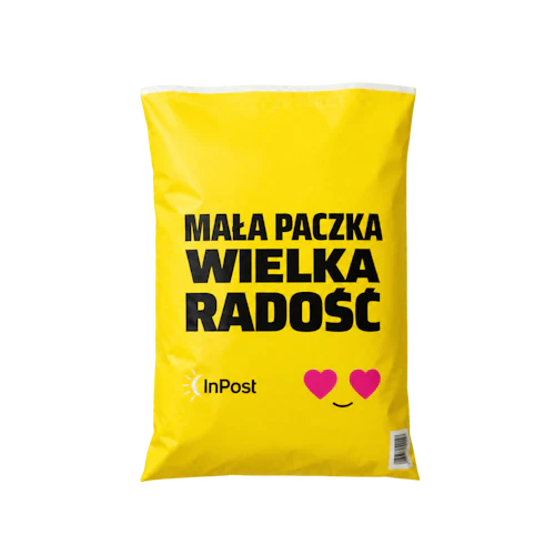 Zestaw 1 - Foliopak mały z logo InPost (29,5 × 40 × 0,1 cm) 500 szt.