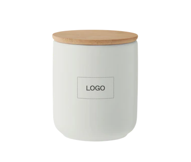 Individuelle Kerze aus pflanzlichem Wachs im Steinzeug 200 g