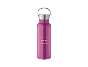 Bouteille double paroi en acier inoxydable recyclé 500ml personnalisée