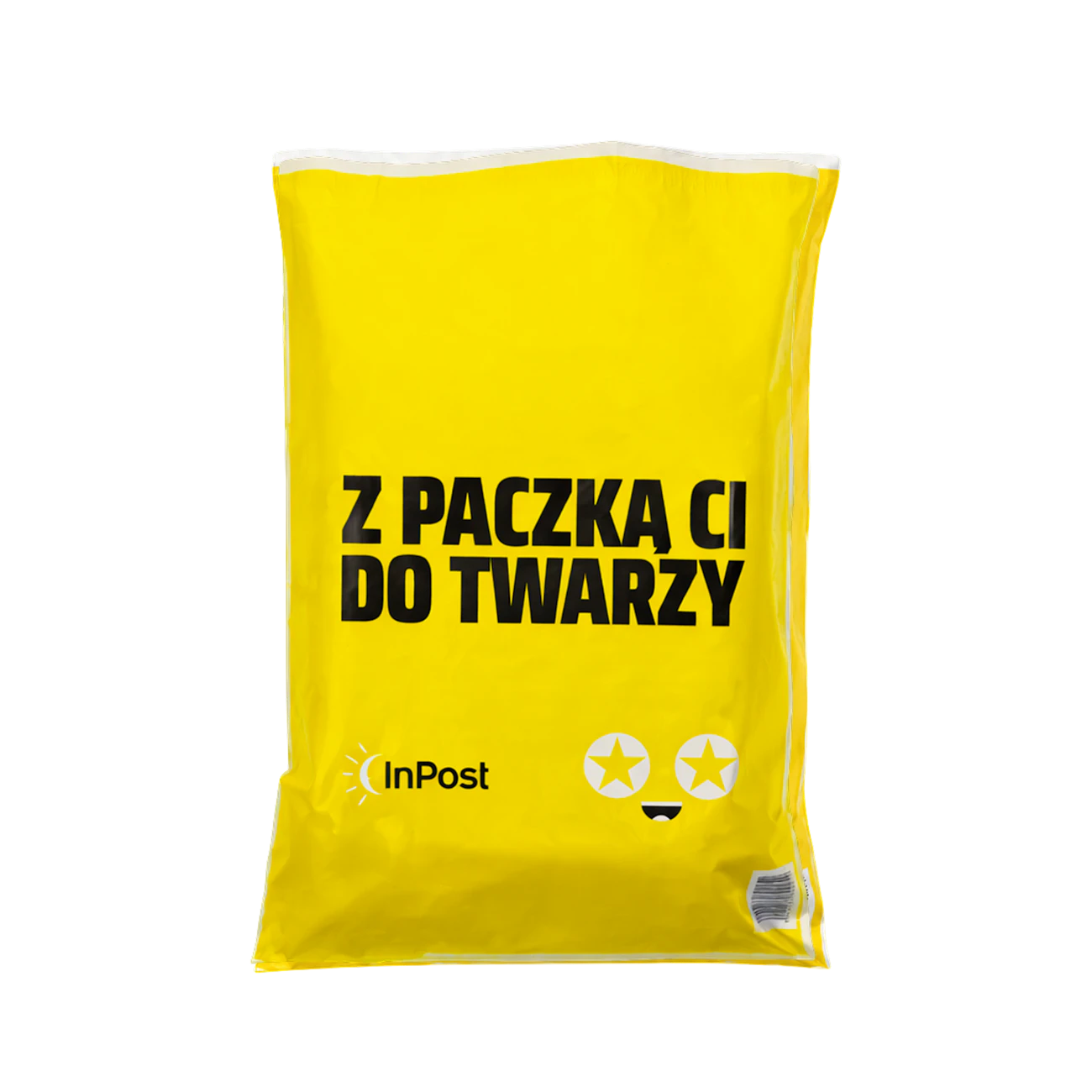 Zestaw 2 - Foliopak średni z logo InPost (35 × 45 × 0,1 cm) 500 szt.