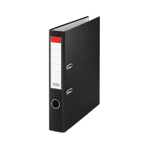 Classeur à levier A4 50 mm pour 350 feuilles noir