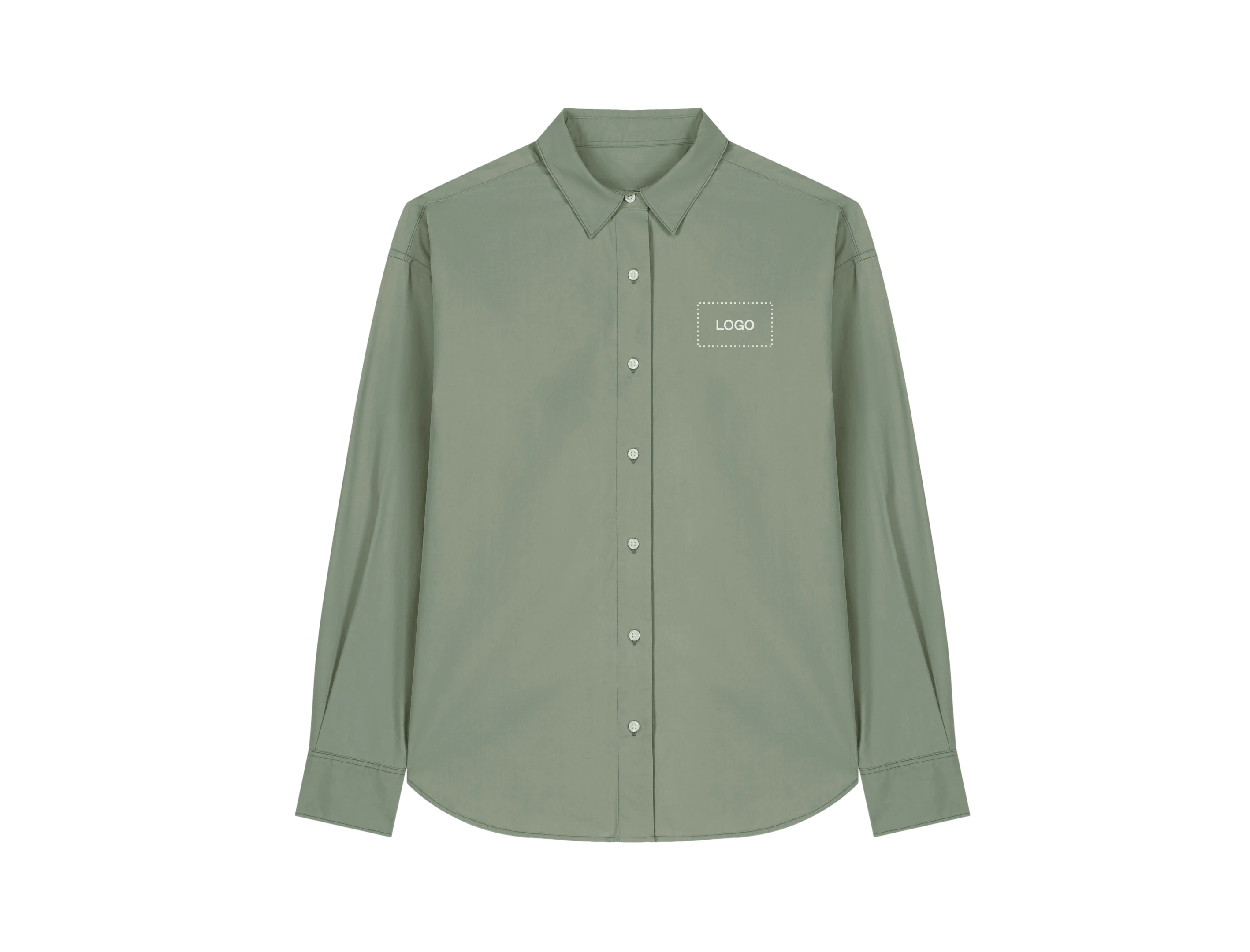 Custom Men Organic Cotton Point-Collar Shirt
