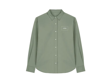 Custom Men Organic Cotton Point-Collar Shirt