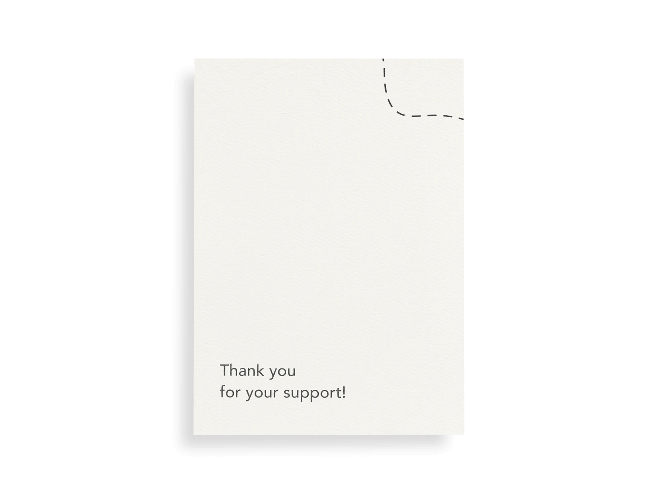 Vorgedruckte Karte "Thank You"