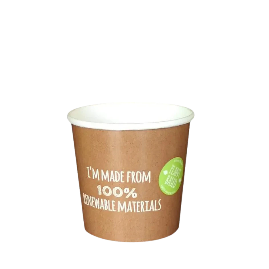 Contenitori per zuppa in carta vegetale 600 ml (114 mm) 1