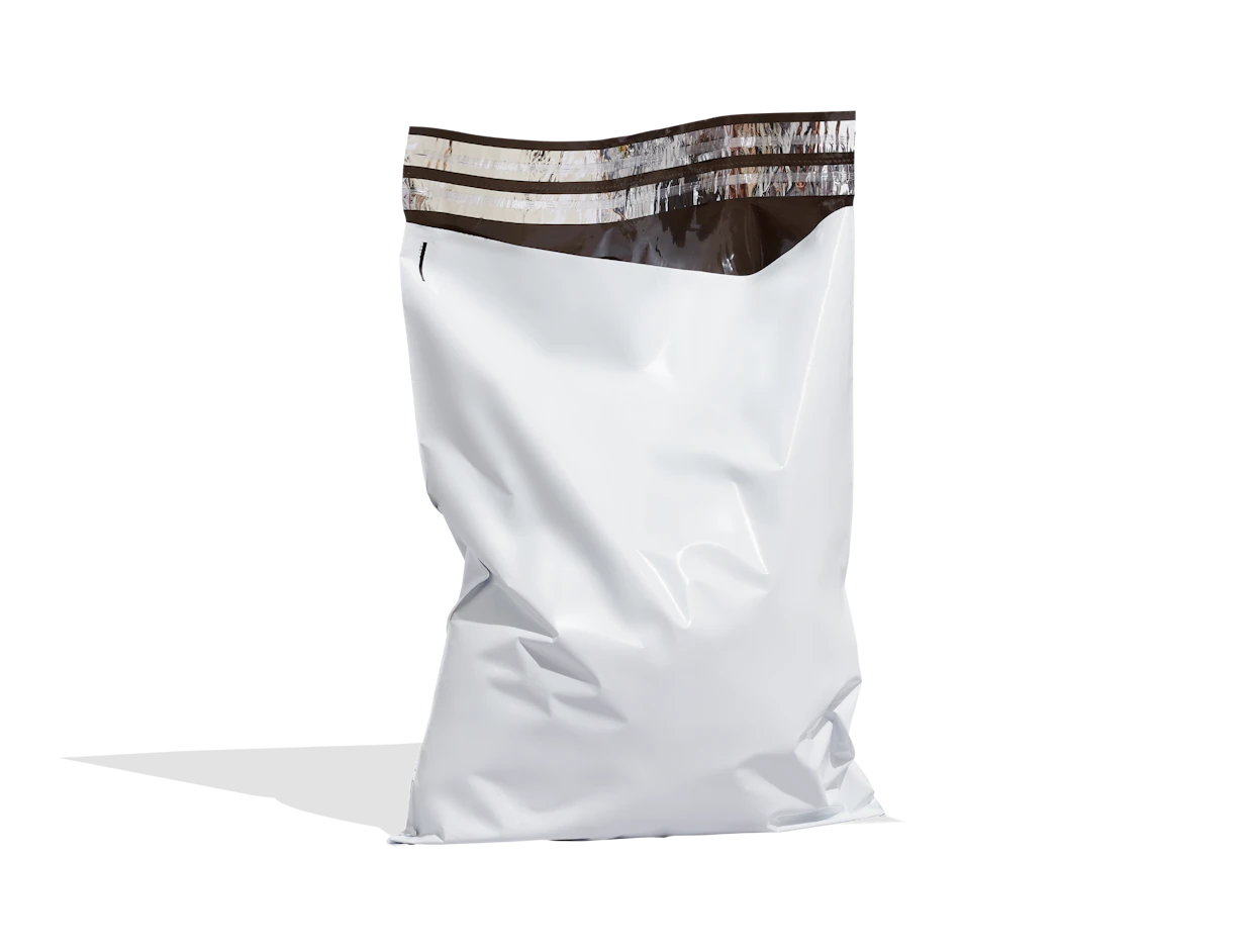 Individueller Versandbeutel aus recyceltem Material zum Verpacken von Werbeartikeln 3