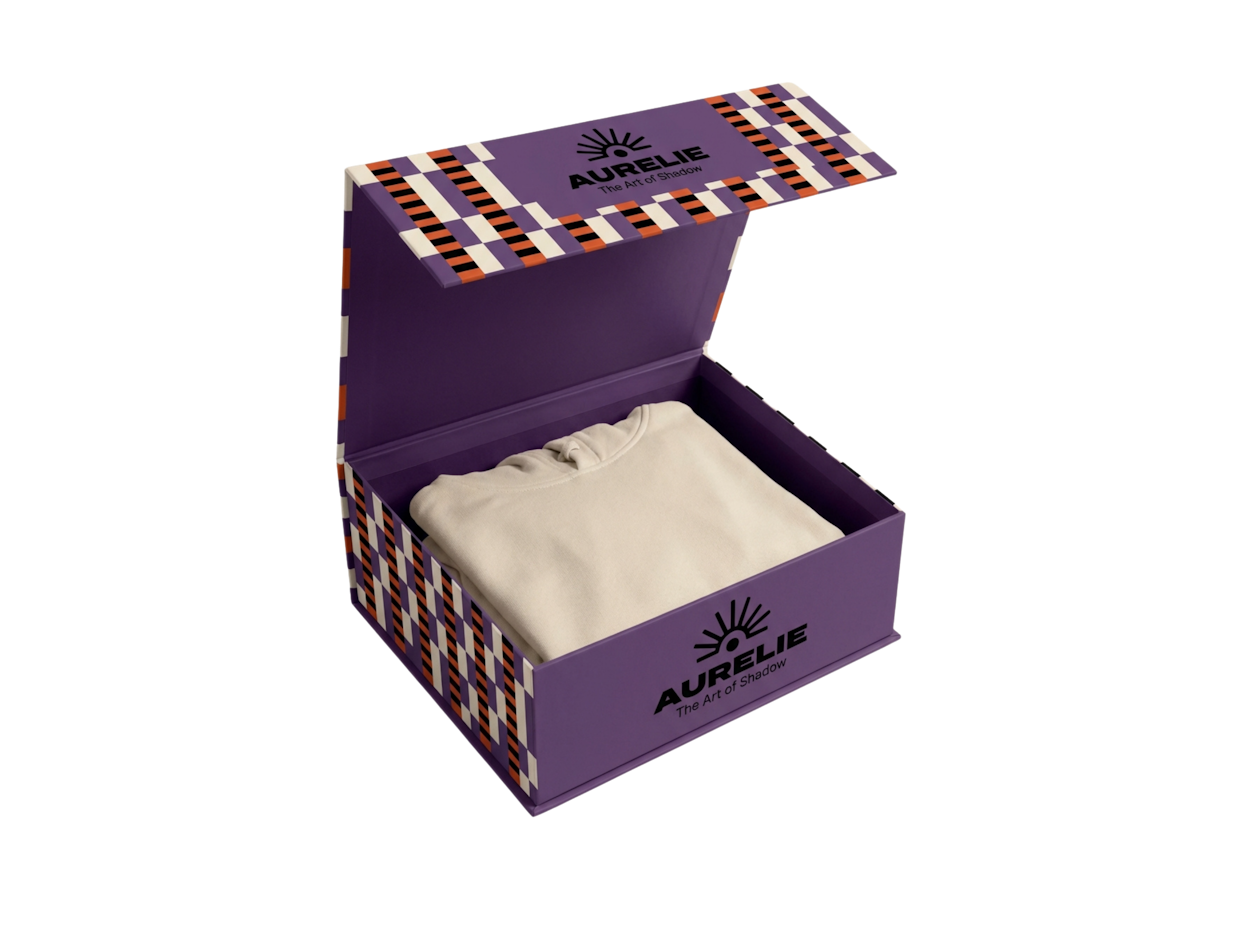 Caja magnética personalizable para sudadera 1