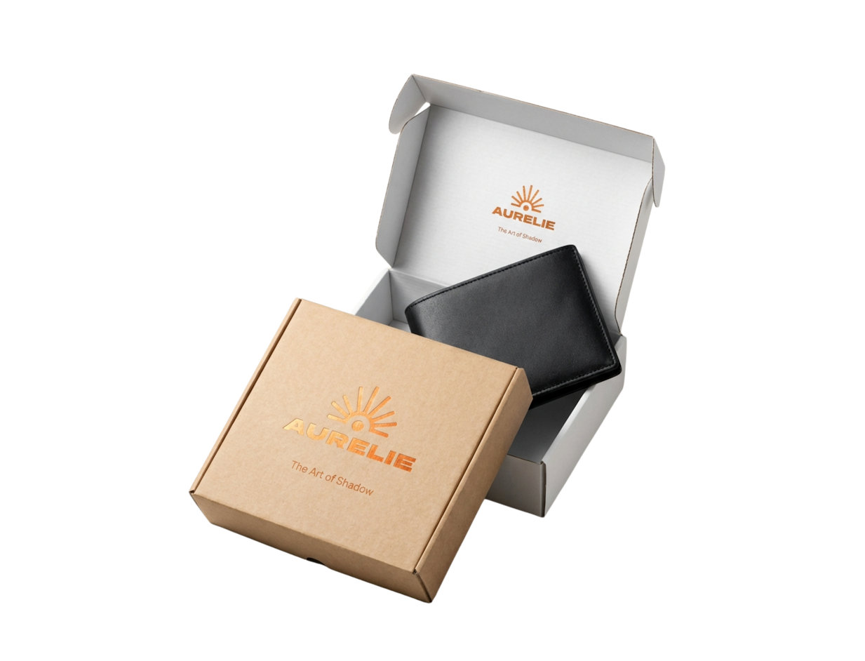 Custom Wallet Mailer Box with Hot Stamping 1