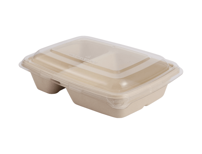 Compostable Food Container with Lid