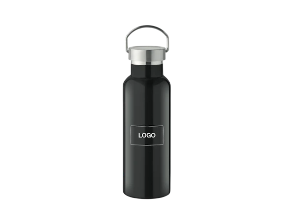 Bottiglia acciaio inox riciclato doppia parete 500ml personalizzata