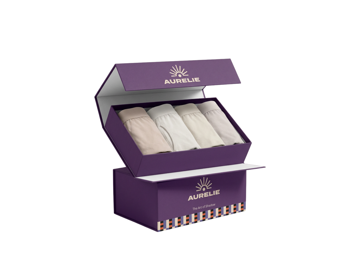 Custom Economic Rigid Magnetic Box for Underwear 1