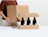 Einfache Flaschenbox mit Einsätzen unbedruckte 2