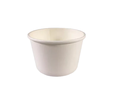 Papierowy pojemnik do zupy, biały 200 ml