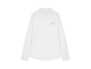 Custom Women Organic Cotton Point-Collar Shirt