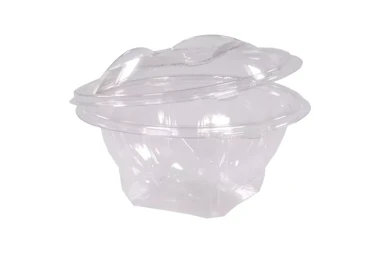 Runde Dessertschale mit UFO-Deckel Sekipack 370 ml