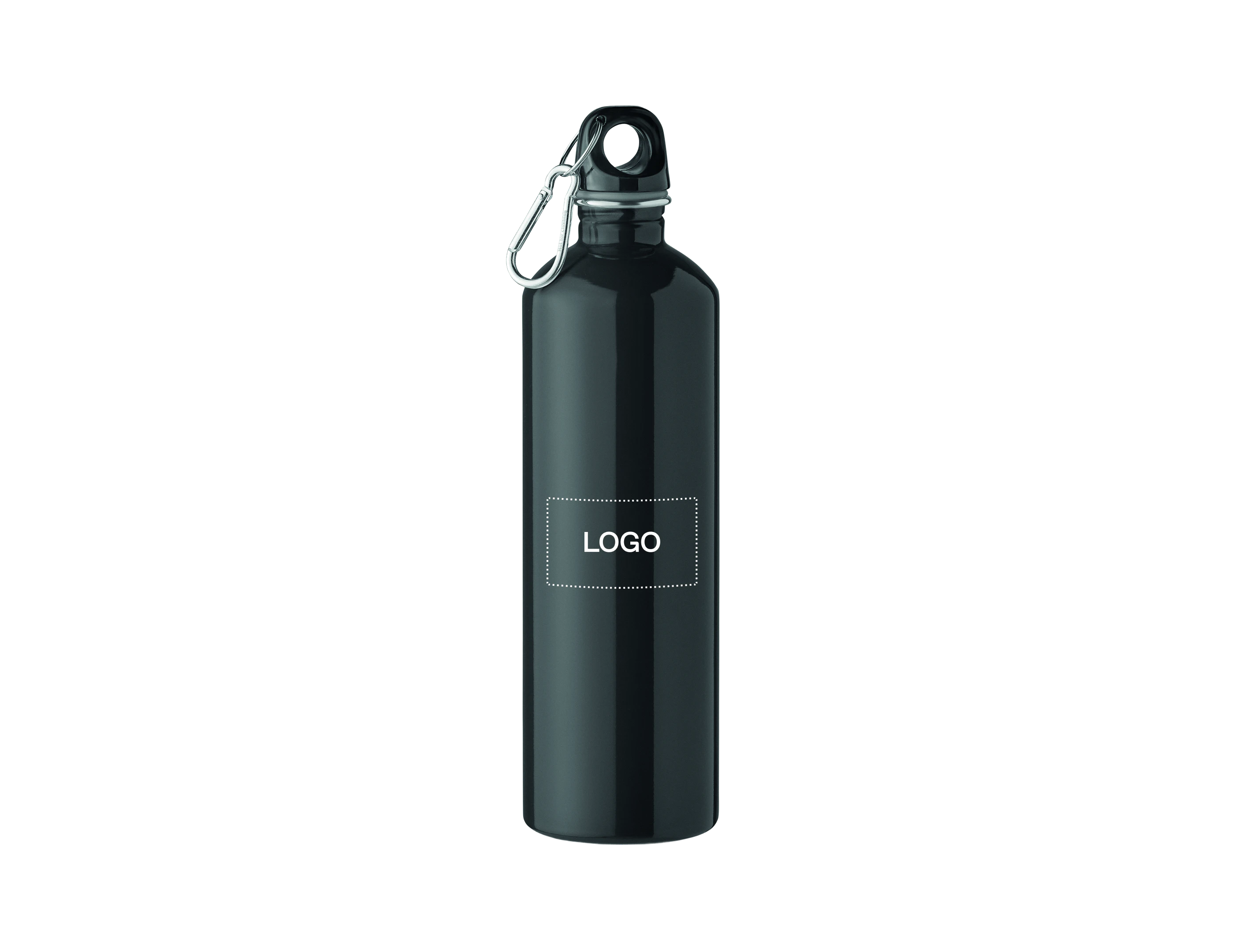 Custom Recycled Stainless Steel Single Wall Bottle With Hook 750ml 