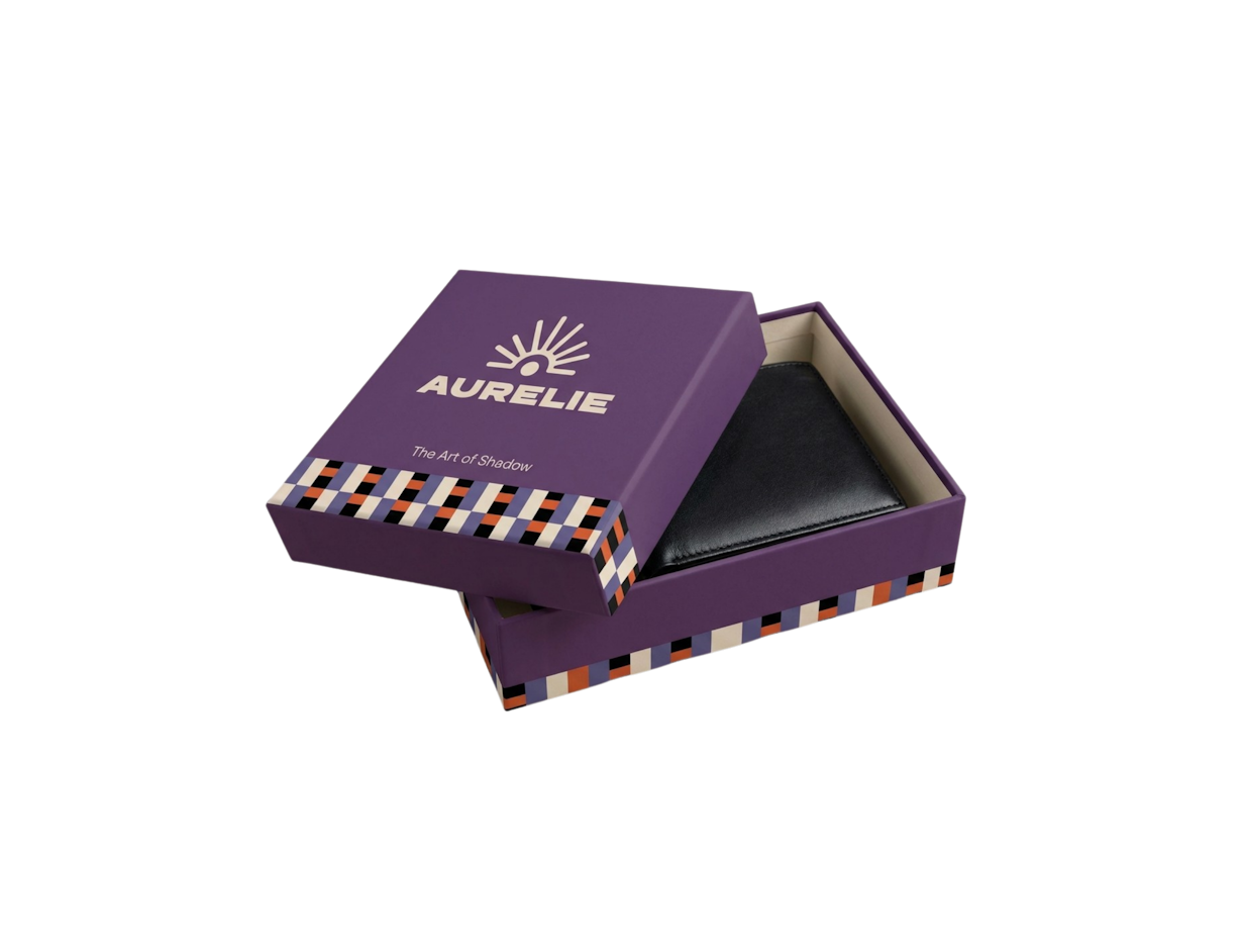 Scatola rigida con coperchio personalizzabile per portafoglio 2