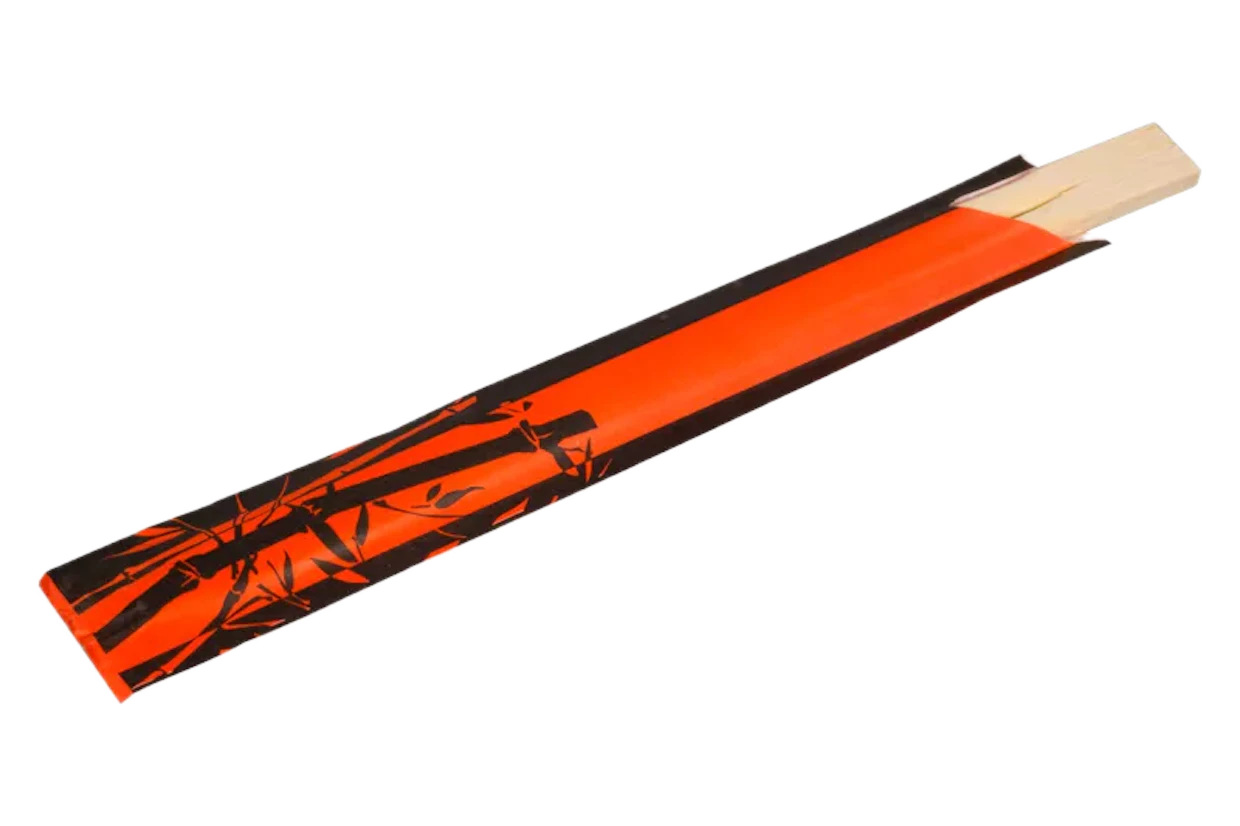 Sushi chopsticks, white and red packaging
 1
