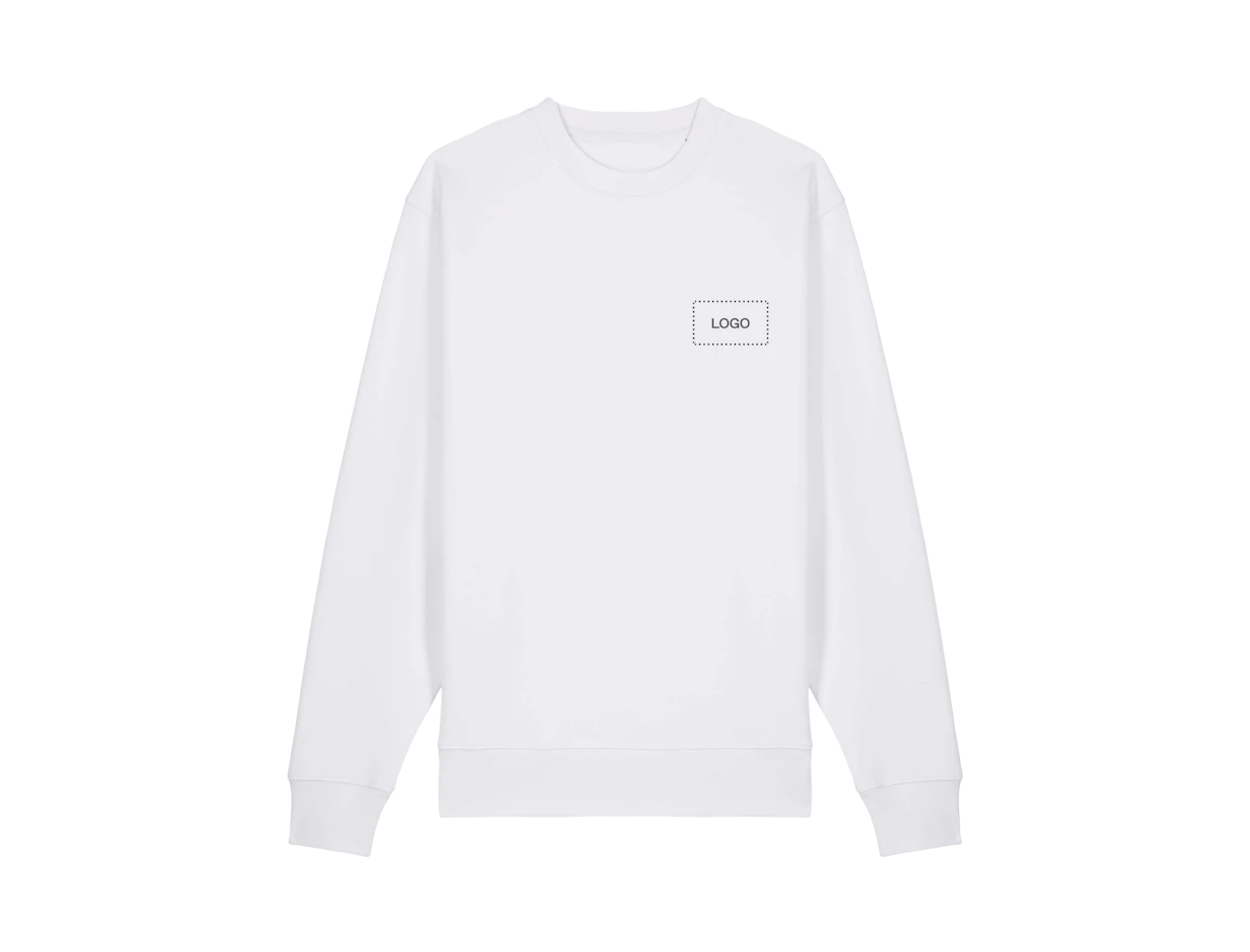 Felpa unisex cotone biologico personalizzata 1