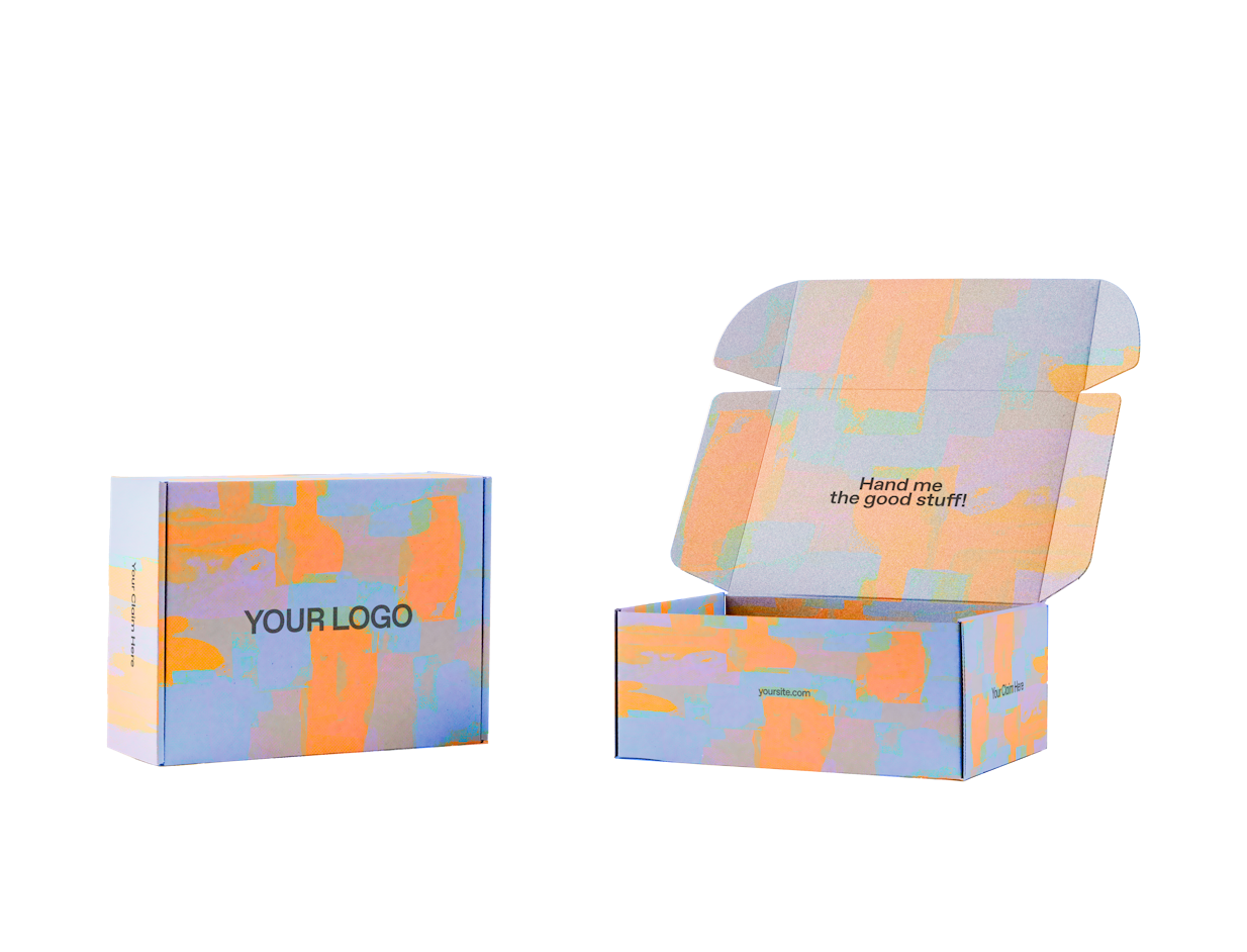 Eco kleur verzenddoos 1