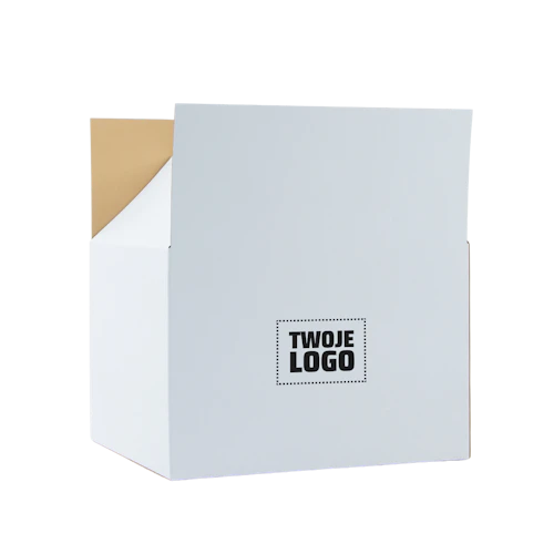 K150 Karton wysyłkowy 60×50×40cm Biały z logo