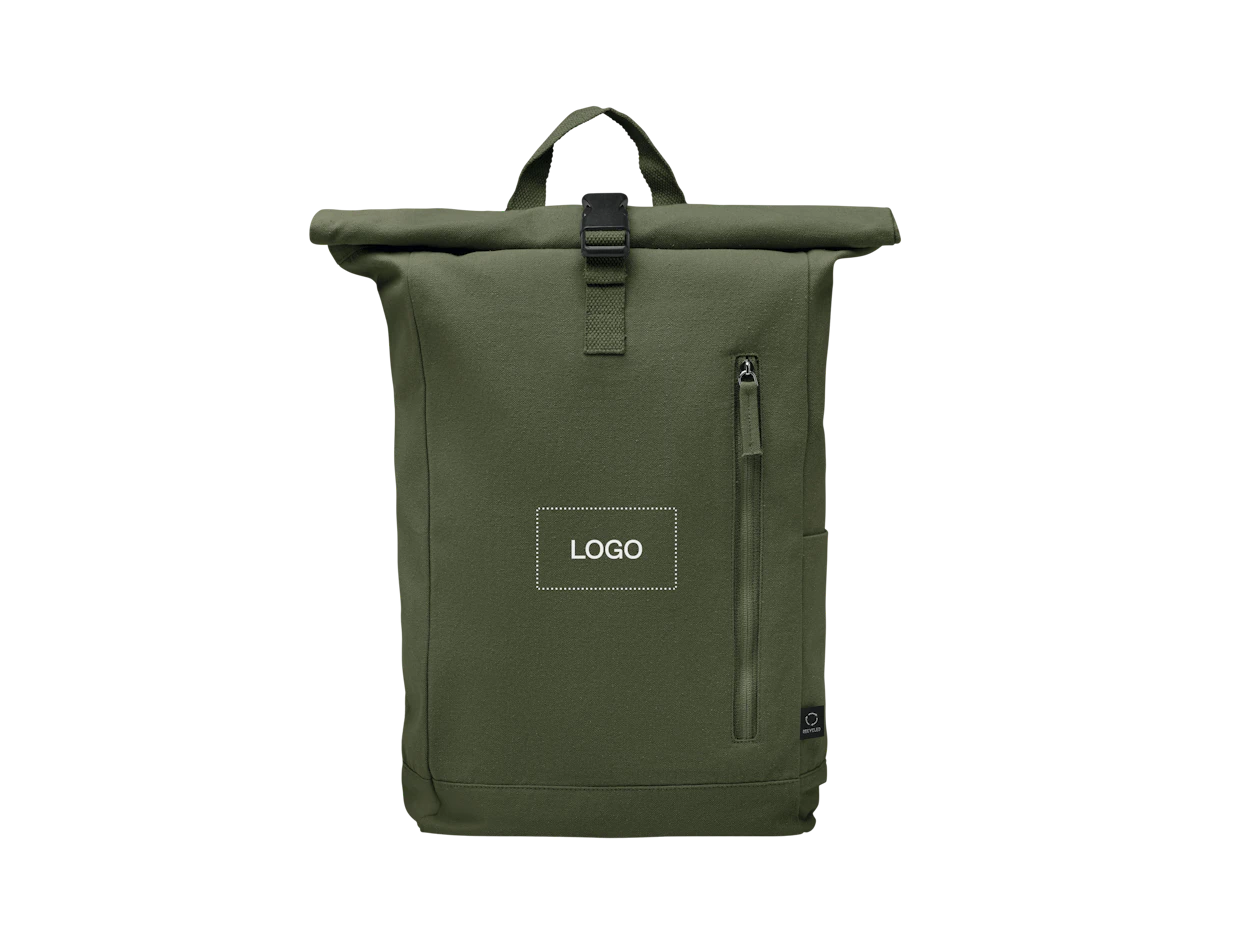 Zaino rolltop resistente personalizzato
