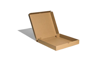 Caja de pizza, marrón 41x41x4.5 cm