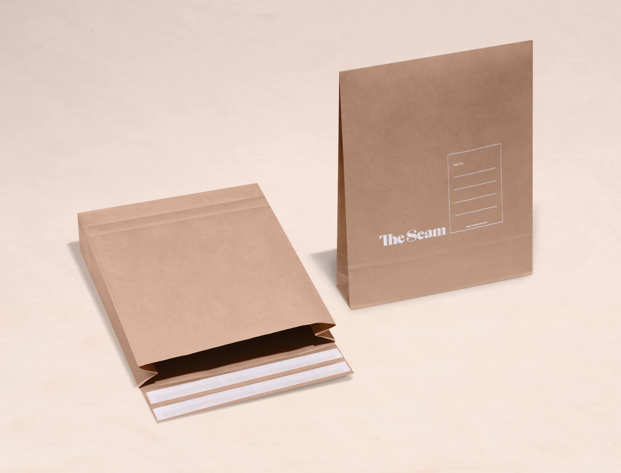 Individueller Papier-Versandbeutel zum Verpacken von Werbeartikeln 6