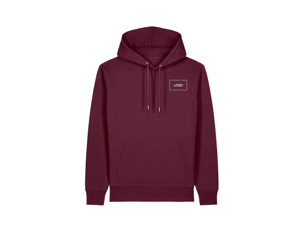 Bedrukte unisex katoenen hoodie