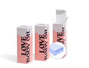 Caja de producto con fondo automático personalizada