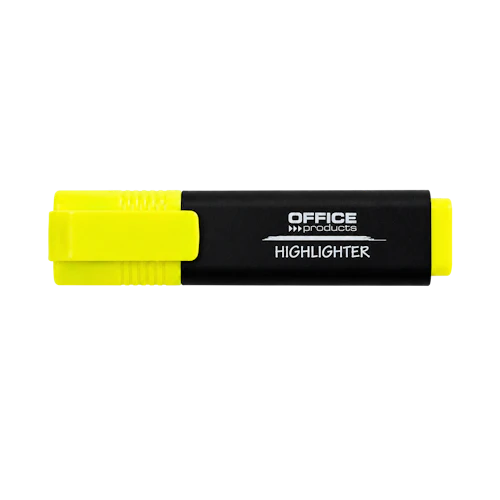 Surligneur Office Products pointe biseautée 5 mm jaune