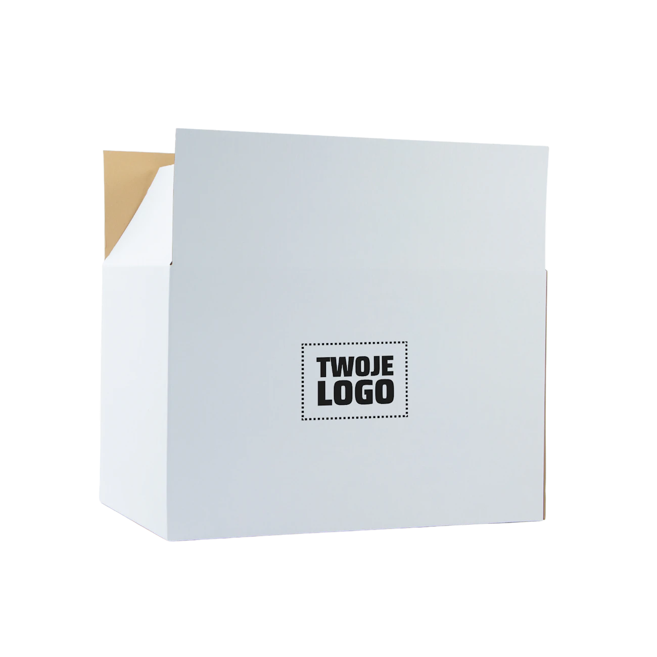K180 Karton wysyłkowy 80×50×50cm Biały z logo